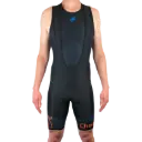 Performance Premium Bib Shorts Cuissard Cyclisme Noir Logo Orange Pro 