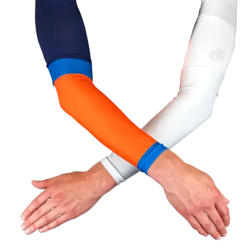 Tech Arm Cooler (Lycra) Manchettes Été et Mi-Saison en Lycra Compressif Léger